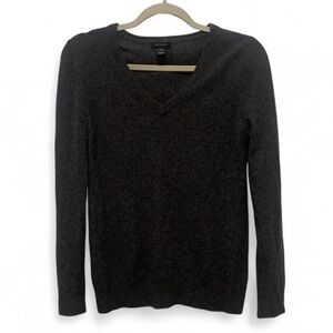 Only Mine 100% 2 Ply Cashmere Dark Gray Sweater Size Large